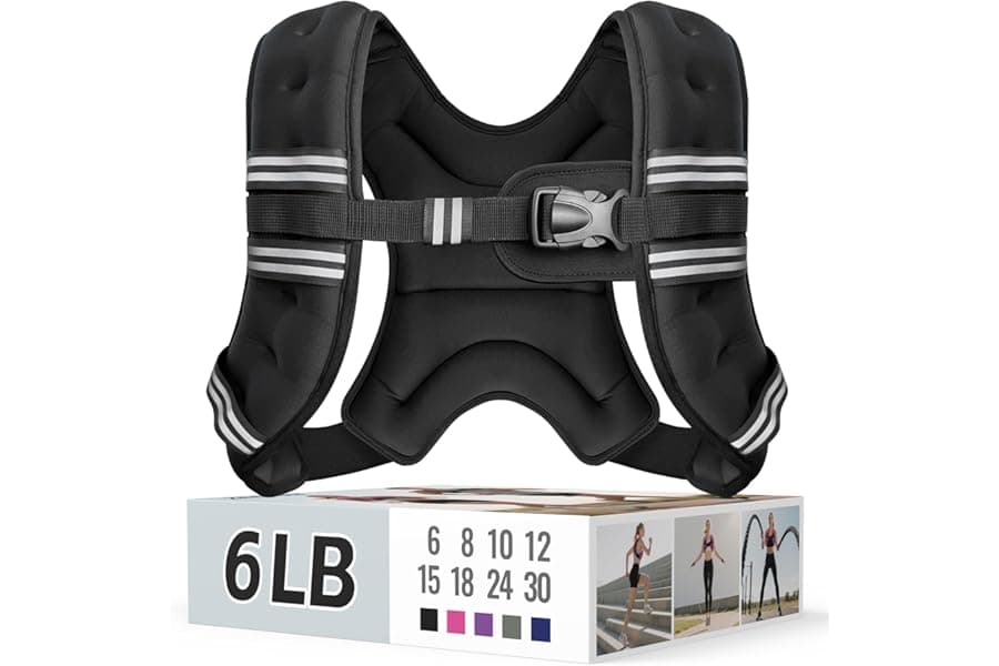 Weighted Vest for Women & Men: Reflective Rucking Vest