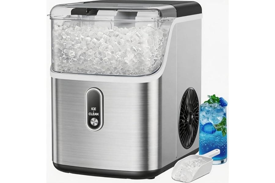 Chewable Pellet Ice Maker Countertop - 33lbs Daily