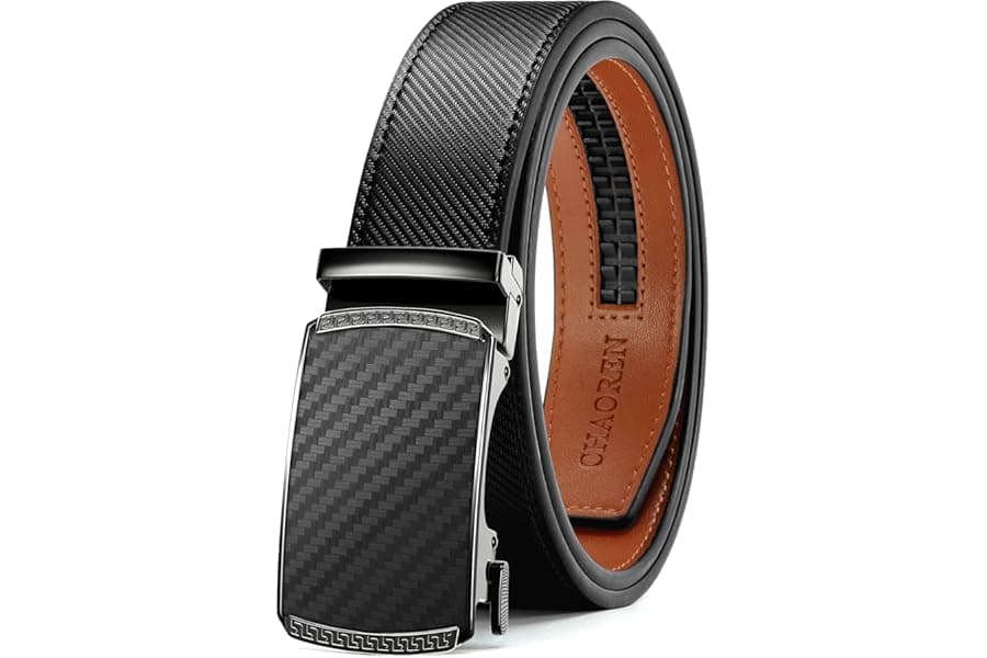 Adjustable Leather Ratchet Belt - Premium Fit & Style