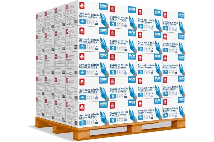 Blue Nitrile Exam Gloves - Latex Free & Powder Free