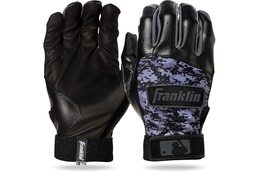Youth Digitek Camo Batting Gloves - Premium Leather