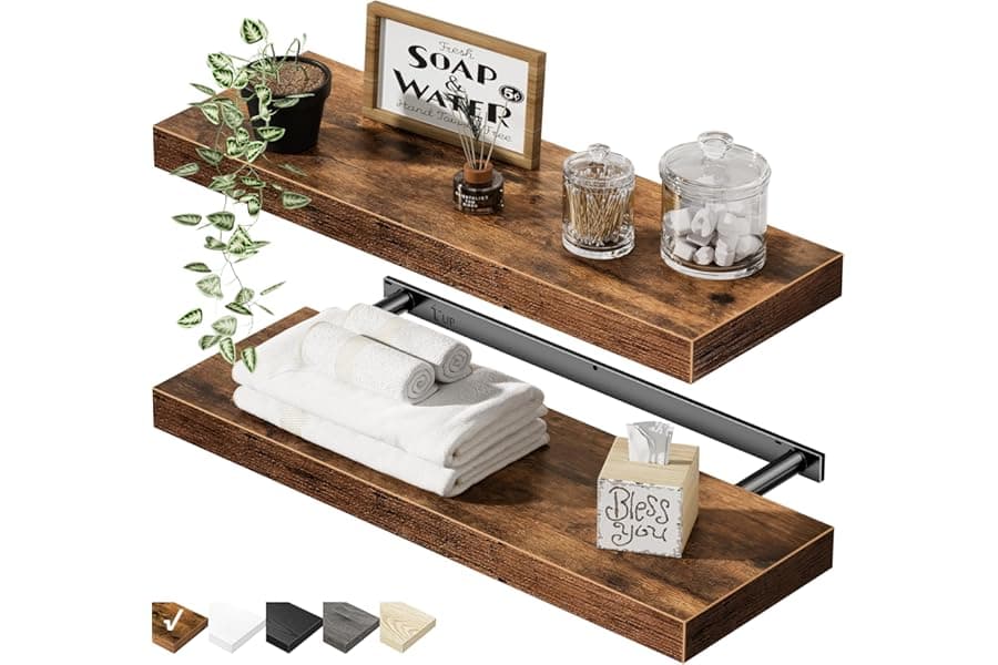 Best 15.7 Inch Floating Bathroom Wall Shelves 2026