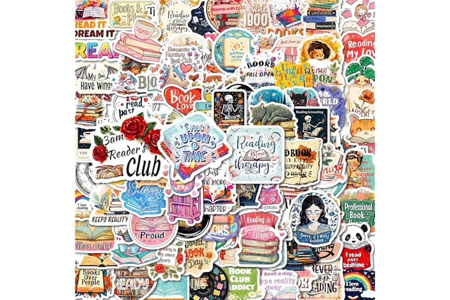 Best Book Stickers for Kindle in 2026 | Holographic & Reusable