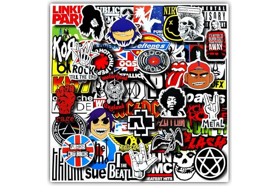 Best Waterproof Rock Band Music Stickers for 2026