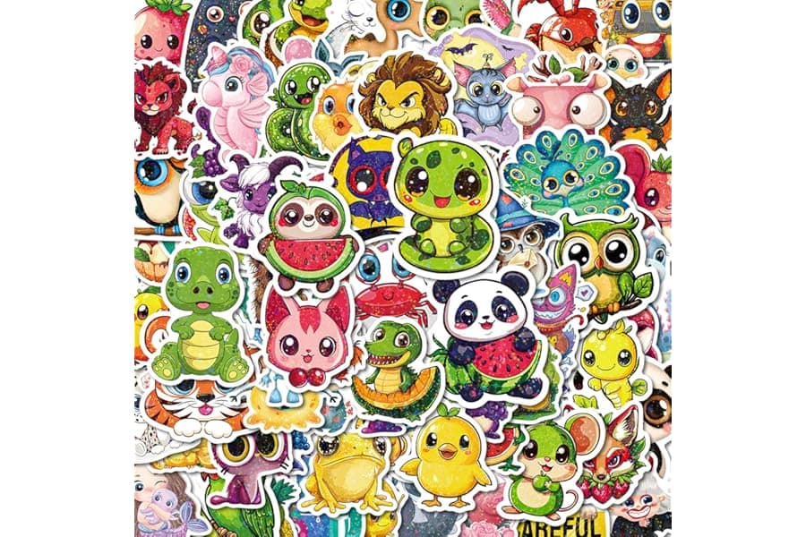 Best Cute Holographic Animal Stickers for Water Bottles 2026