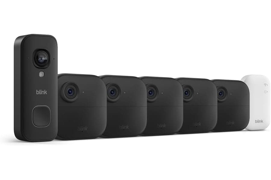 Complete Smart Home Security Bundle: 5 Cameras & Doorbell