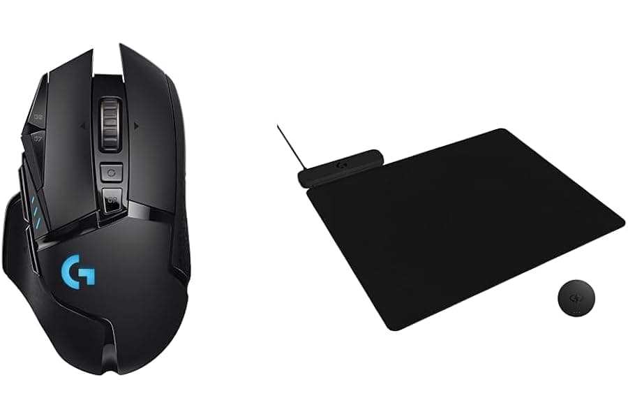 Wireless Gaming Mouse with Charging Pad Bundle