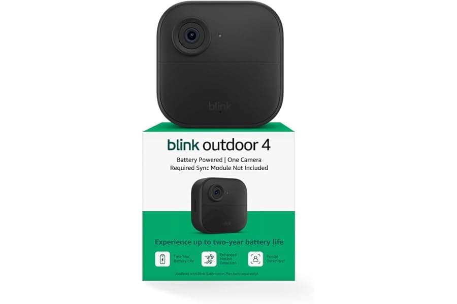 Wireless Outdoor Security Camera with 2-Year Battery
