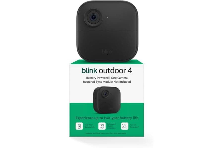 Wireless Outdoor Security Camera with 2-Year Battery