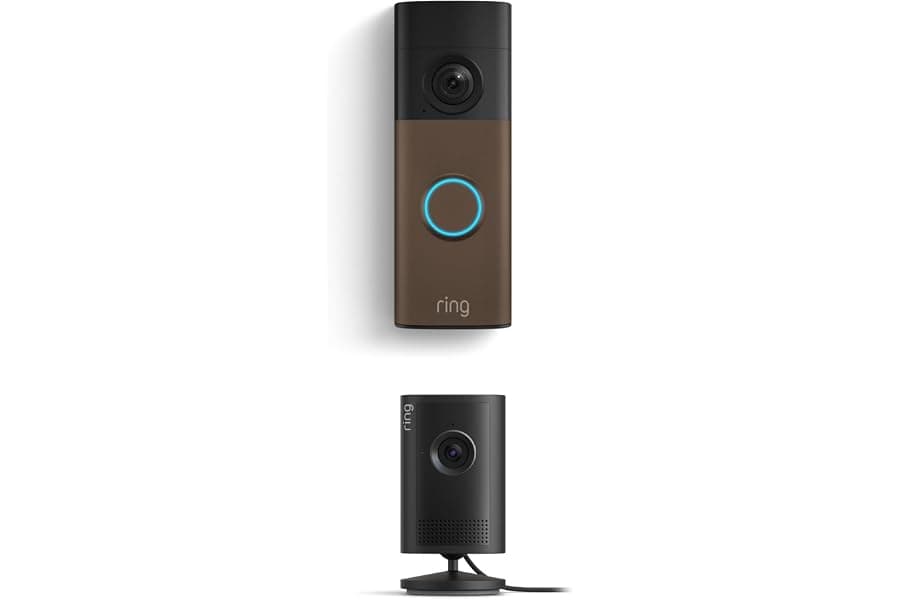 Smart Video Doorbell with Indoor Security Camera