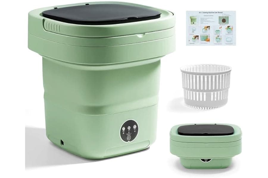 Compact Portable Washing Machine for Apartments