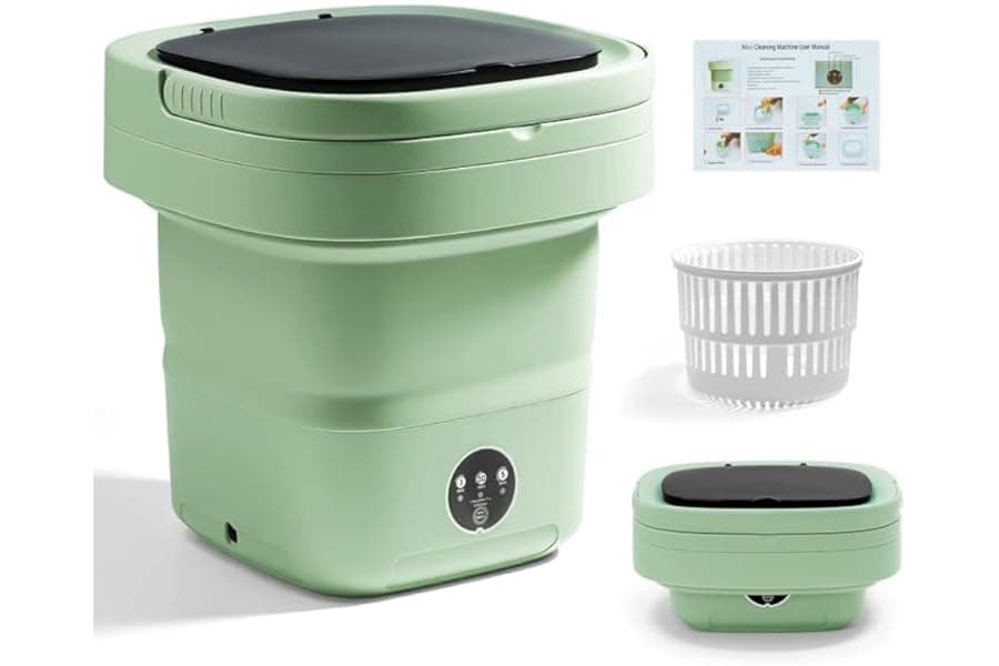 Compact Portable Washing Machine for Apartments
