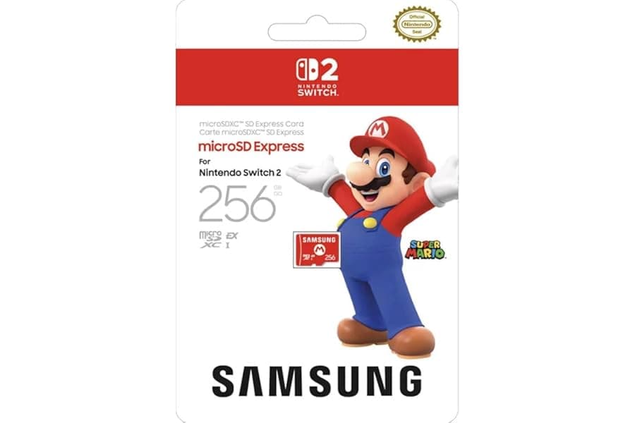 256GB microSD Express Card for Gaming
