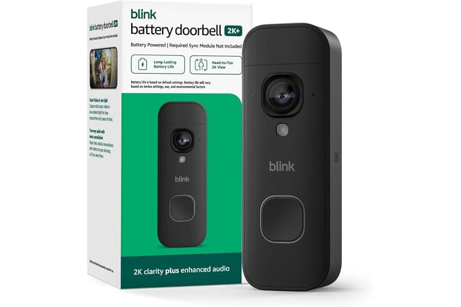 Wireless 2K Video Doorbell for Smart Home Security