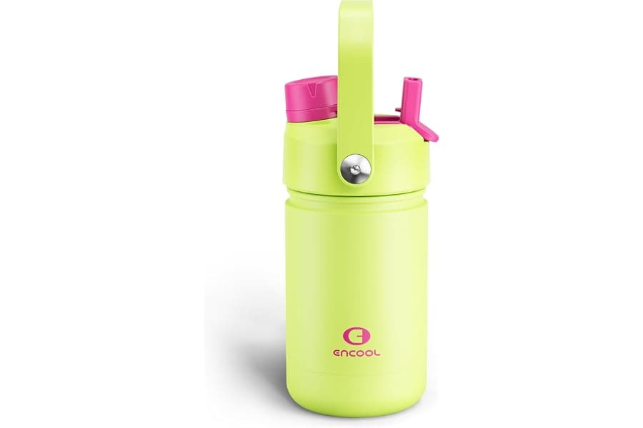 Best Kids Insulated Water Bottle With Straw - 12Oz Stainless Steel Water Bottle With Dual Spouts - Top Picks for 2026