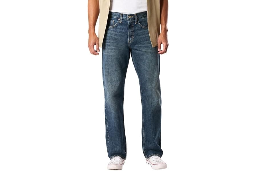 Comfortable Loose Fit Men's Denim Jeans