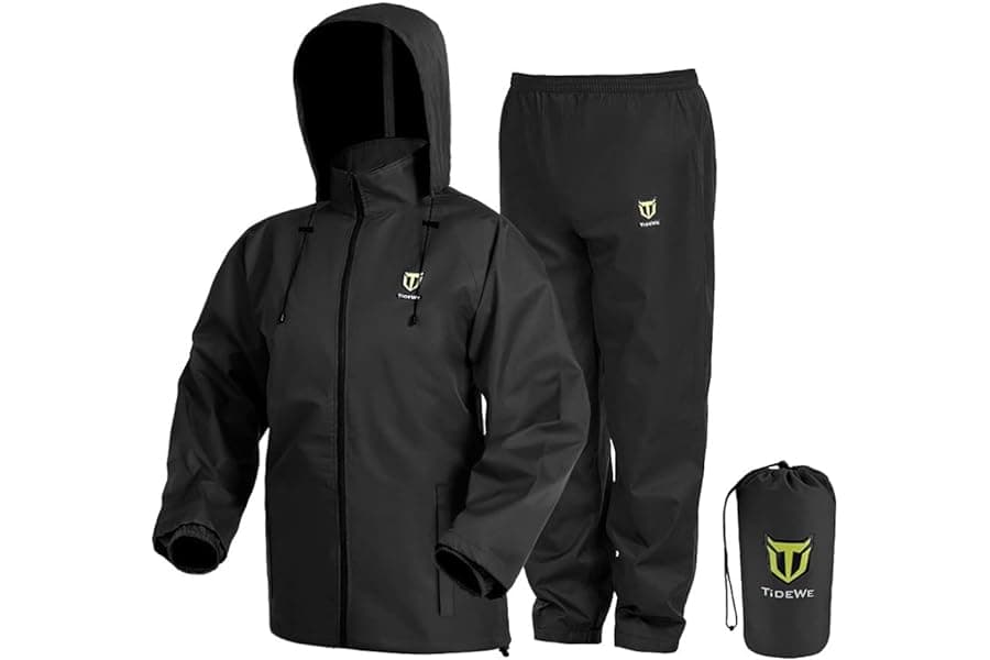 Waterproof Breathable Rain Suit for Outdoor Activities