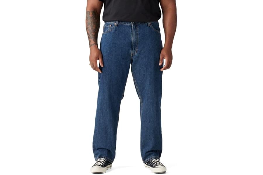 Regular Fit Denim Jeans with Big & Tall Sizing