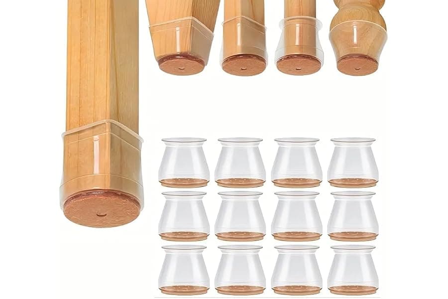 Chair Leg Floor Protectors - Silicone Covers