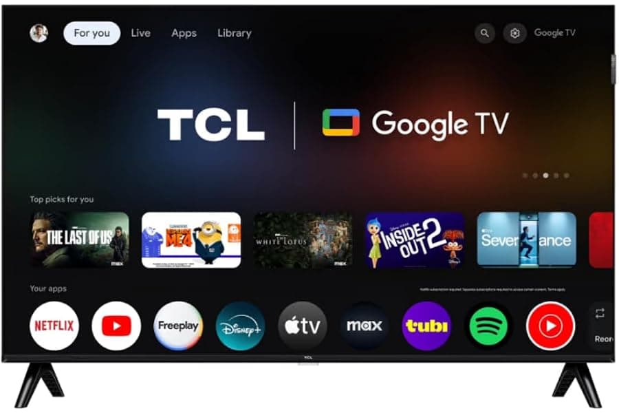 43-Inch FHD Smart TV with QLED Display