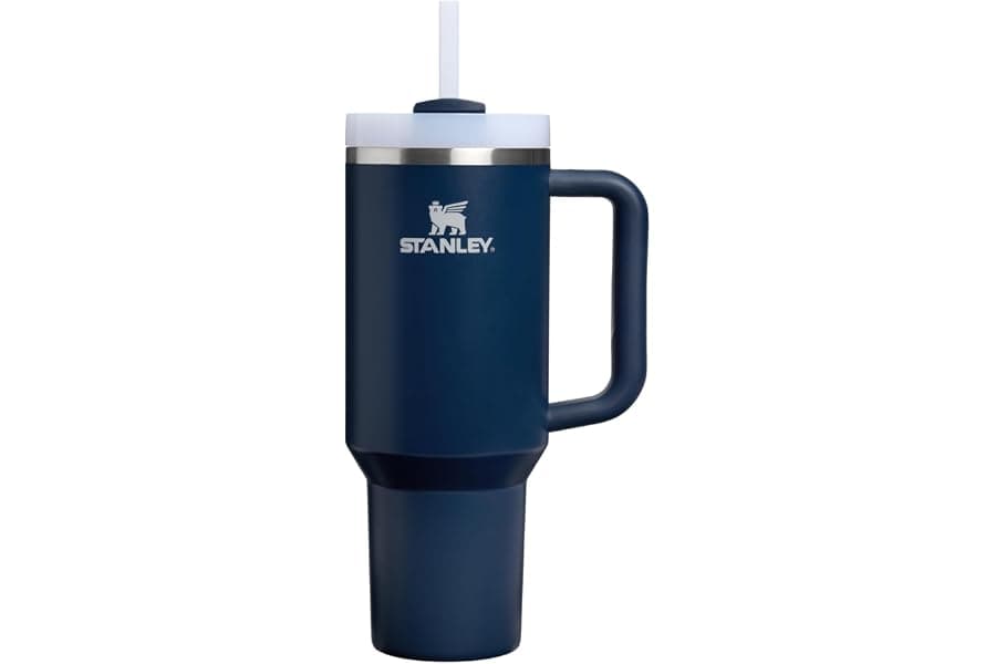 40oz Insulated Tumbler with Handle for Travel