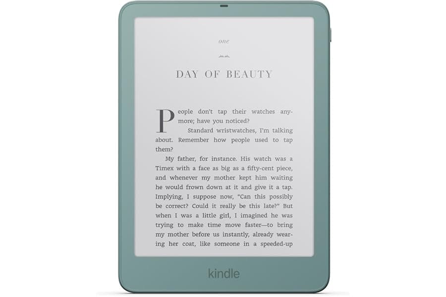 Premium E-Reader with Auto-Adjusting Light and Aluminum Design