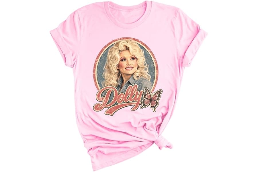 Retro Country Music Memorial Butterfly Shirt