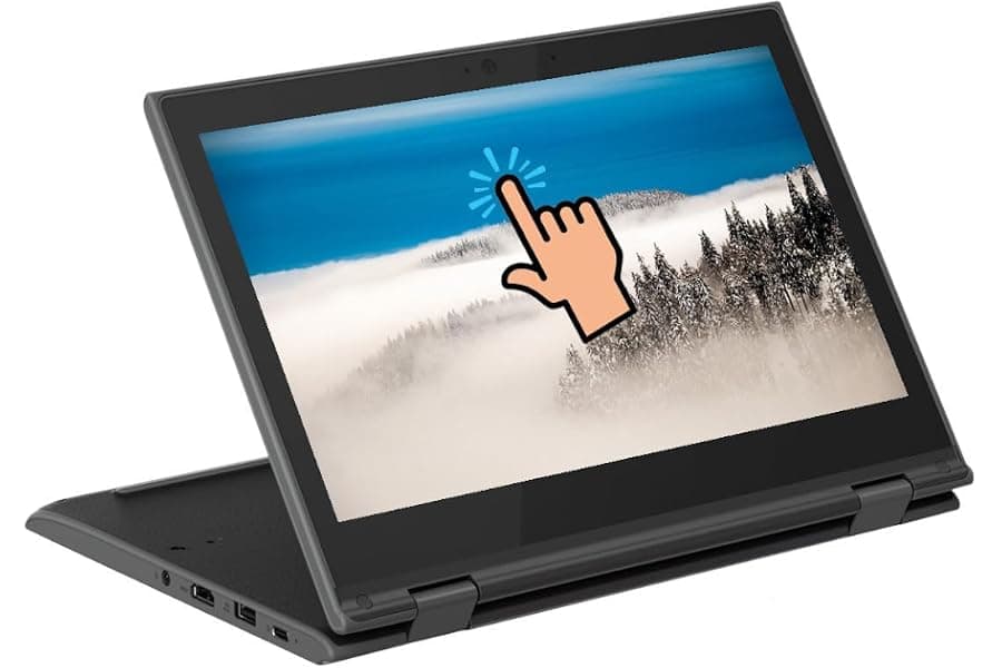 2-in-1 Chromebook with Touchscreen and 32GB Storage