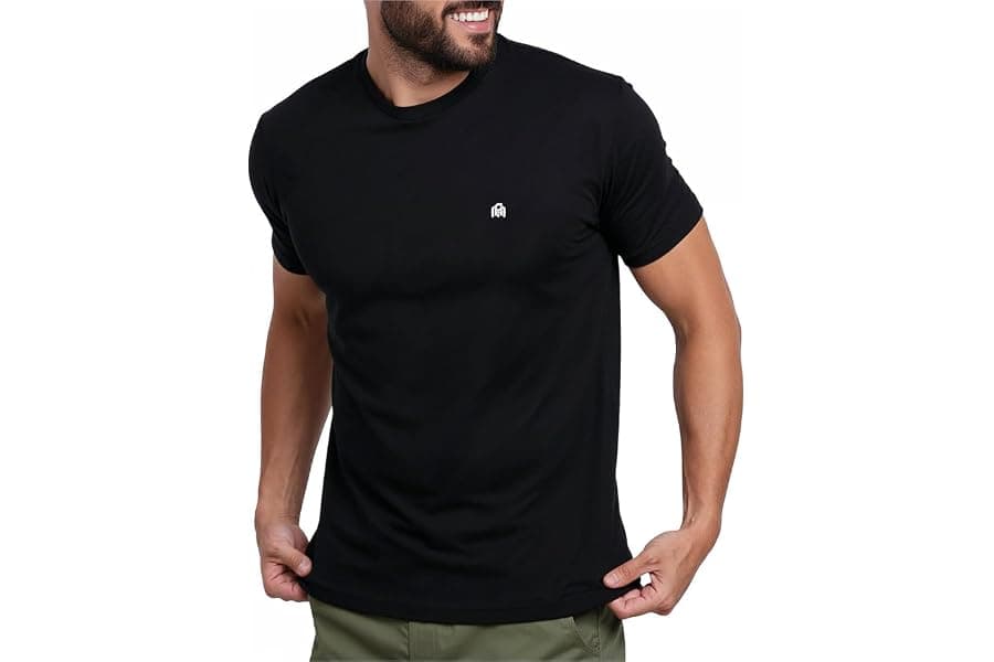 Best Soft Cotton Blend Men's Crew Neck T-Shirts 2026