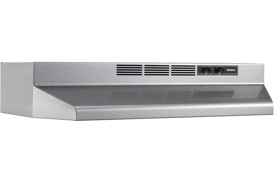 24-Inch Ductless Range Hood with Fingerprint-Resistant Finish