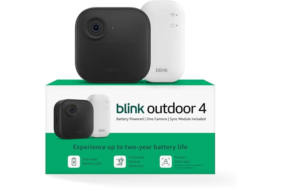 Wireless Outdoor Security Camera with 2-Year Battery Life