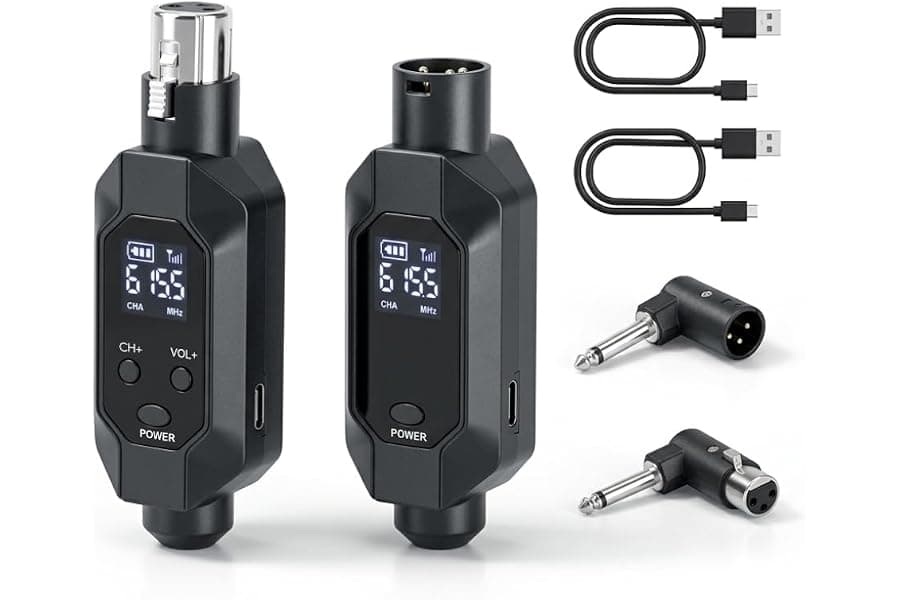 Wireless XLR Microphone System for Live Sound