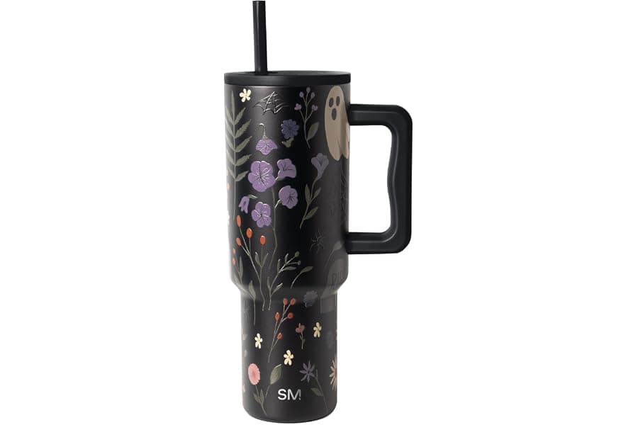 40oz Halloween Tumbler with Handle for Fall