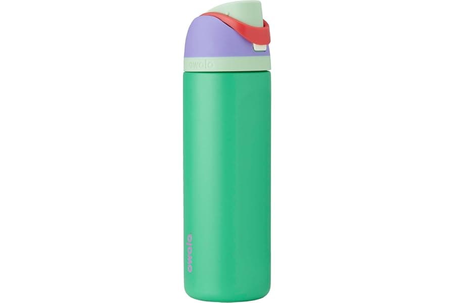 Insulated Stainless Steel Water Bottle with Straw 24oz