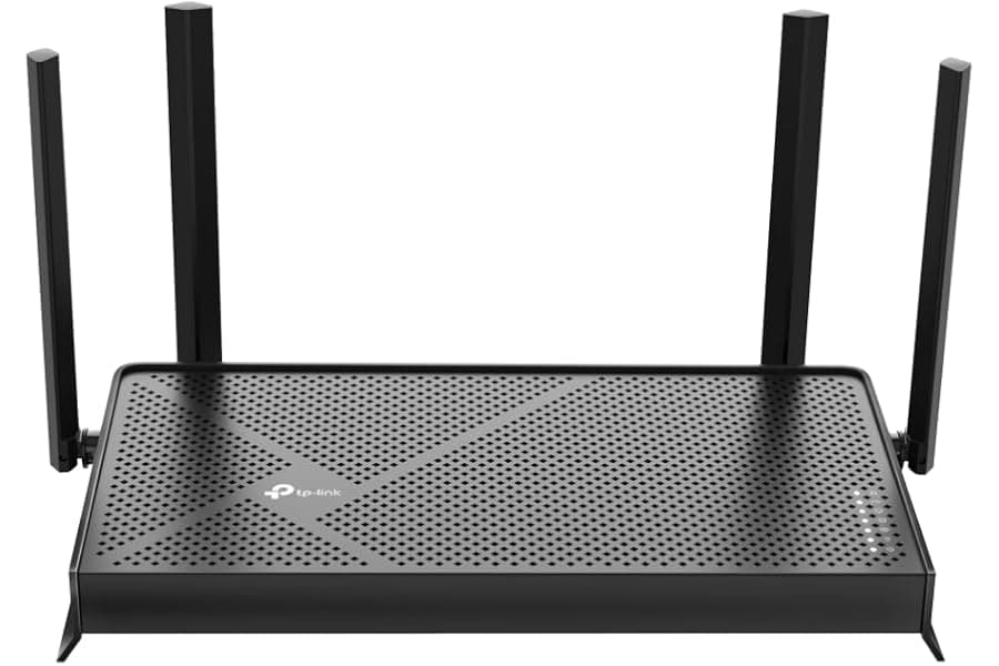 Dual-Band WiFi 7 Router with 4-Stream and Multi-Gig Ports