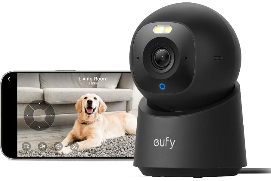 360Β° Pan Tilt 4K Security Camera with AI Tracking