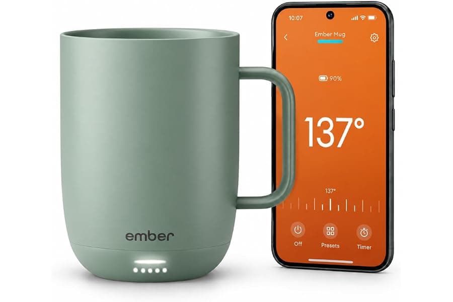 Smart Heated Coffee Mug for Perfect Temperature Control