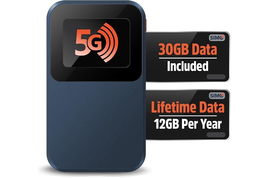 Global 5G WiFi Hotspot with 30GB Data & 140+ Countries
