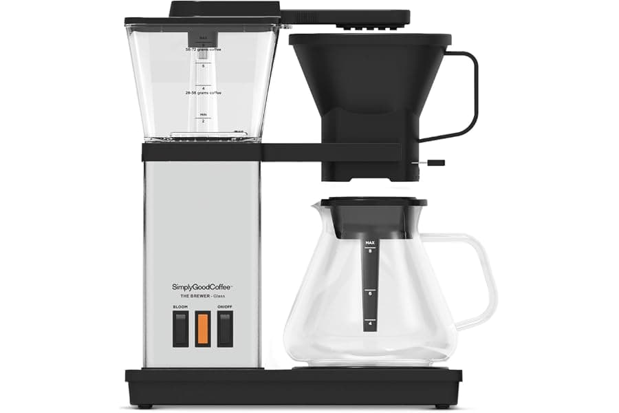 8-Cup Automatic Drip Coffee Maker for Home Brewing