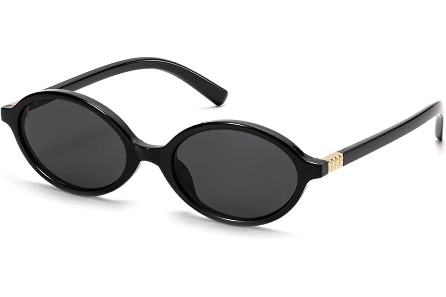 Retro Oval Y2K Sunglasses for Women 90s Vintage Style