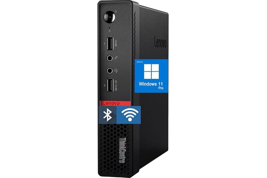 Compact Mini PC with AMD Ryzen and Windows 11 Pro