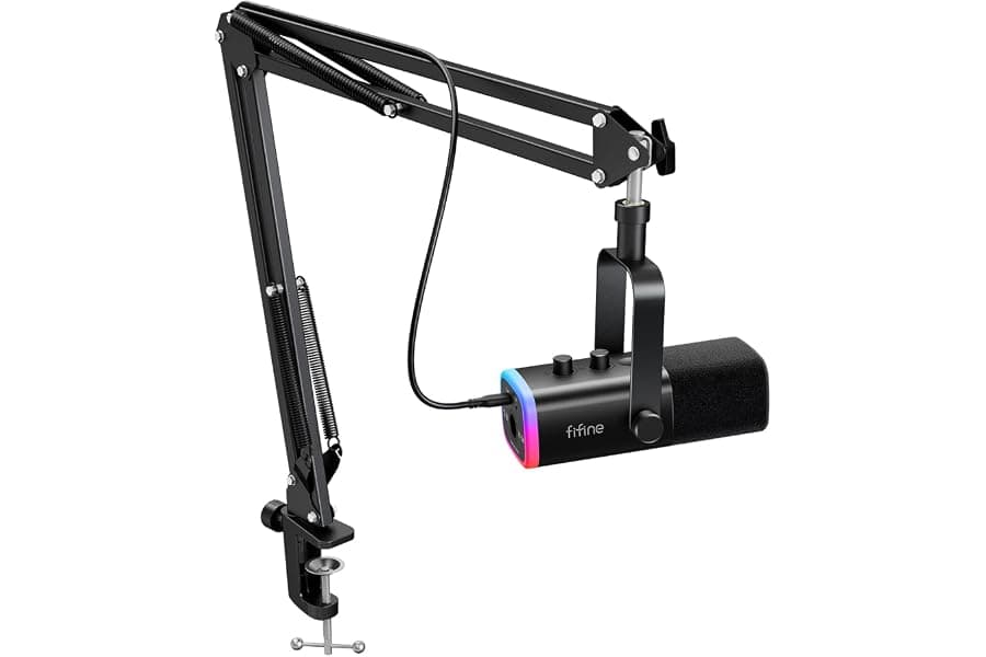 Gaming Microphone with XLR/USB for Streaming & Podcasting