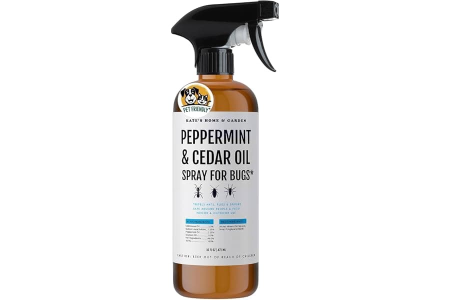 Natural Peppermint Oil Insect Repellent Spray 16oz