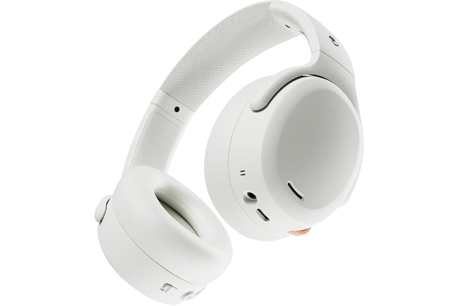 Wireless Over-Ear Headphones: 60-Hour Battery & Noise Cancelling