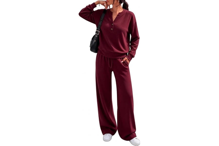 Comfortable 2-Piece Lounge Set for Tall Women