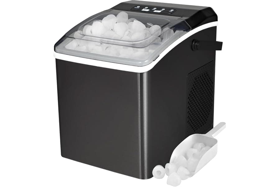 Portable Bullet Ice Maker - 26lbs Daily, Ready in 7 Min