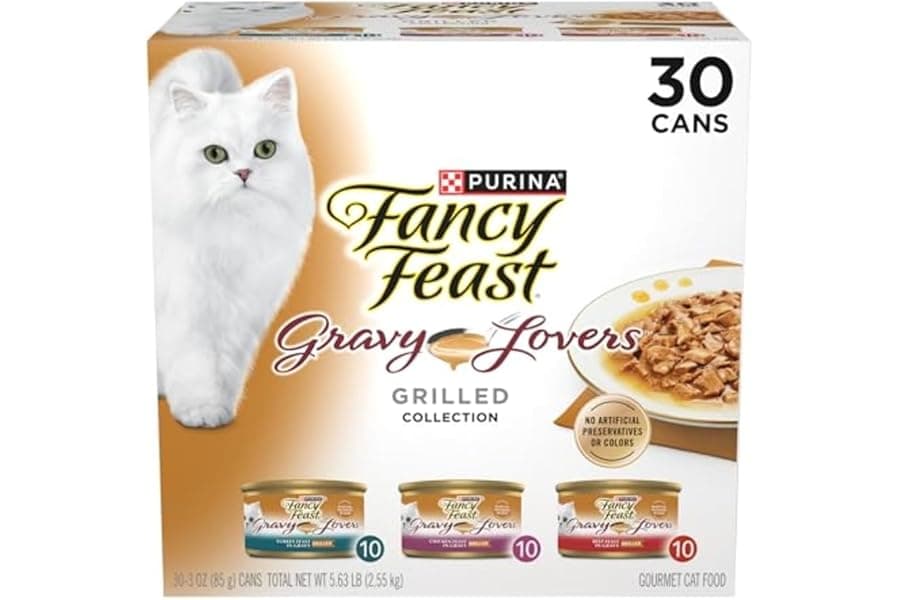 Gravy-Loving Cats' Gourmet Food Variety Pack