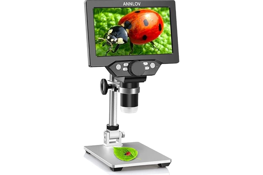 1200X Digital Microscope with LCD Screen and Camera
