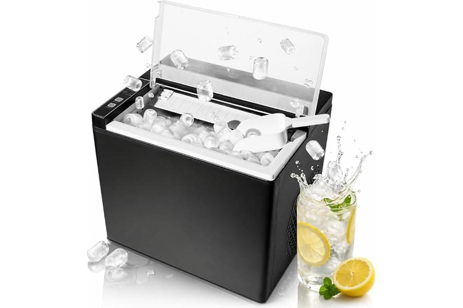 Fast Portable Ice Maker for Home & Kitchen