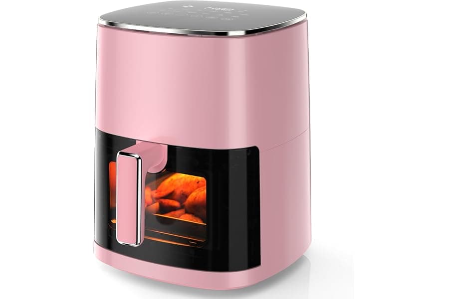 6-Quart Air Fryer Oven with Window for Family Cooking